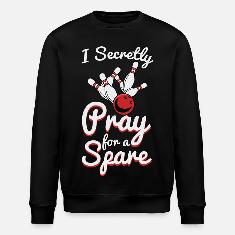 Je prie secrètement pour une scission - Sweat bio ROLLER Stanley/Stella Unisexe - noir
