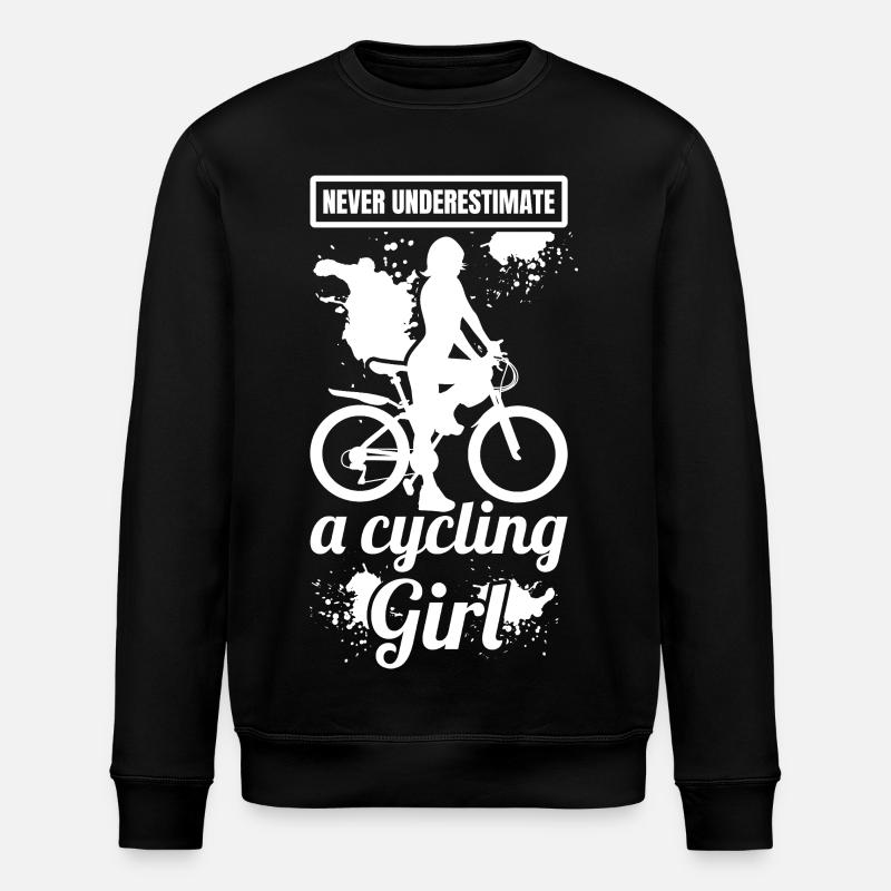 Cyclist - Stanley/Stella ROLLER Unisex Organic Sweatshirt - black