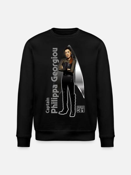 Star Trek Discovery Captain Philippa Georgiou - Stanley/Stella ROLLER Unisex Organic Sweatshirt - black