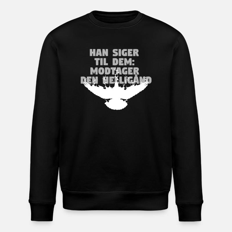 Receive Comforter - Danish - Stanley/Stella ROLLER Unisex Organic Sweatshirt - black
