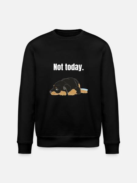 Rottweiler gift - Stanley/Stella ROLLER Unisex Organic Sweatshirt - black