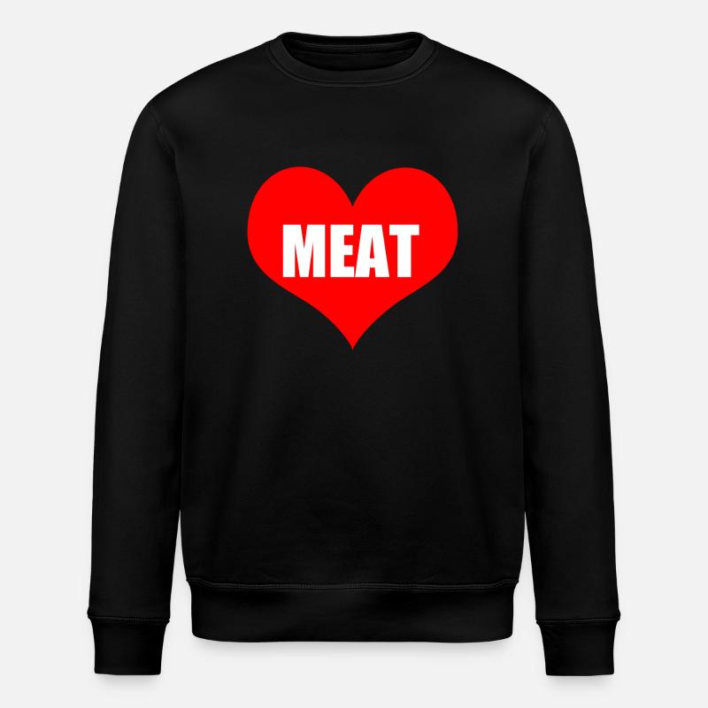 meat - Stanley/Stella Unisex Bio-Sweatshirt ROLLER - Schwarz