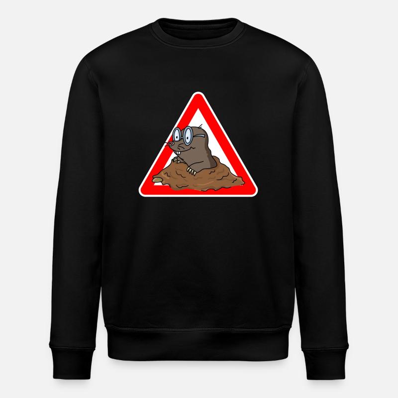 mole - Stanley/Stella ROLLER Unisex Organic Sweatshirt - black