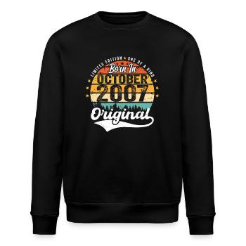 Legendary since October 2007 Limited Edition - Stanley/Stella Unisex Bio-Sweatshirt ROLLER - Schwarz - Vorne - Nik (191cm)