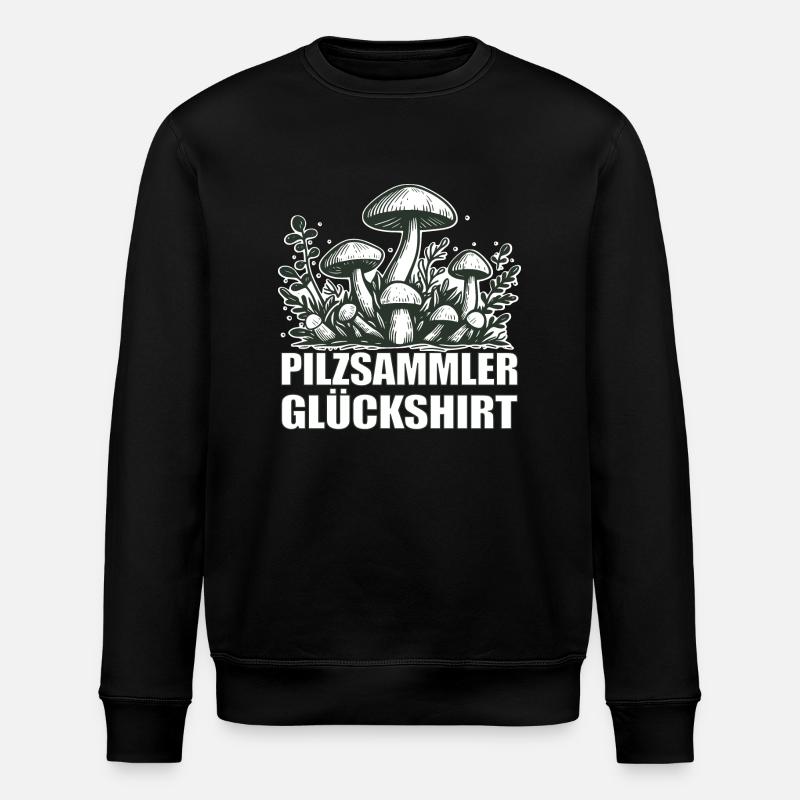 Pilzsammler Pilze - Stanley/Stella Unisex Bio-Sweatshirt ROLLER - Schwarz