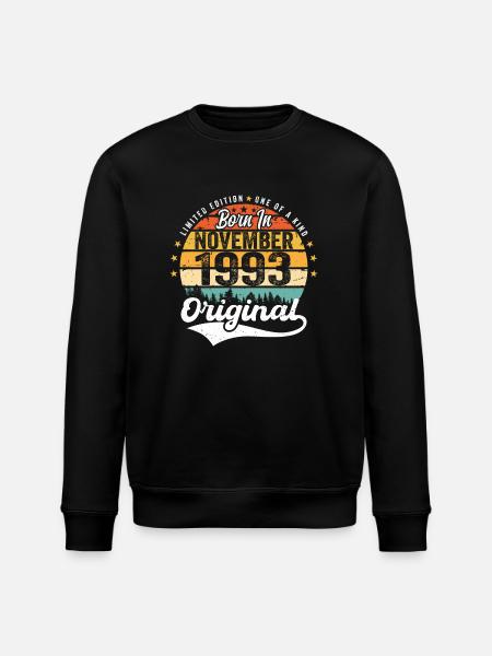 Legendary since November 1993 - 1993 - Stanley/Stella ROLLER Unisex Organic Sweatshirt - black