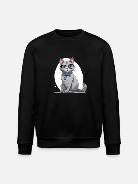 Cat doctor - Stanley/Stella ROLLER Unisex Organic Sweatshirt - black