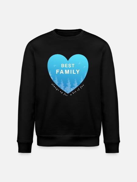 Best Family - Stanley/Stella ROLLER Unisex Organic Sweatshirt - black