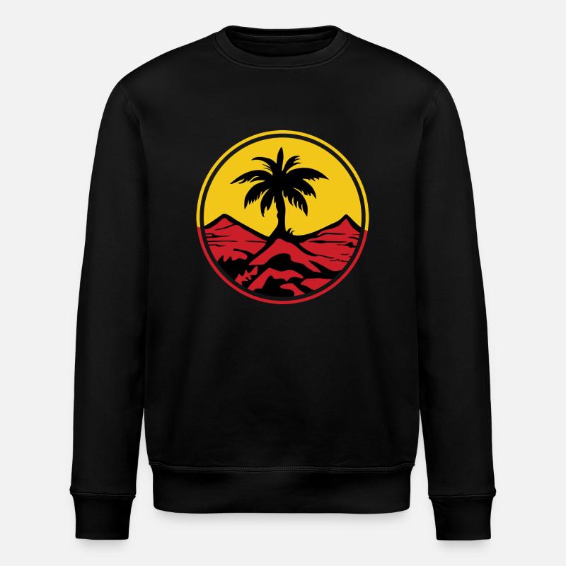 SOMMERDÜNEN - Stanley/Stella Unisex Bio-Sweatshirt ROLLER - Schwarz