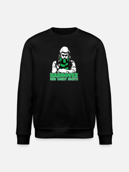 Hannover und sonst nichts - Stanley/Stella Unisex Bio-Sweatshirt ROLLER - Schwarz