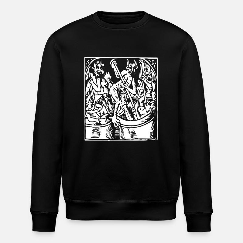 Hölle - Stanley/Stella Unisex Bio-Sweatshirt ROLLER - Schwarz
