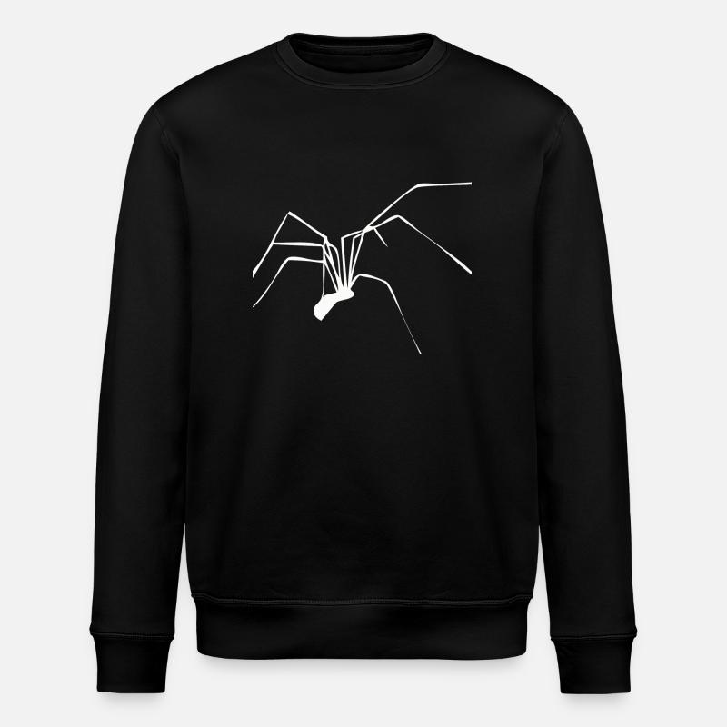 Spider Spider Spiderweb Fear Legs Christmas - Stanley/Stella ROLLER Unisex Organic Sweatshirt - black