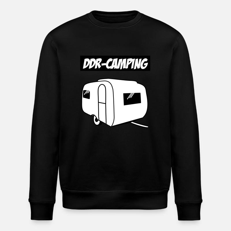 DDR Camping QEK Junior - Stanley/Stella ROLLER Unisex Organic Sweatshirt - black