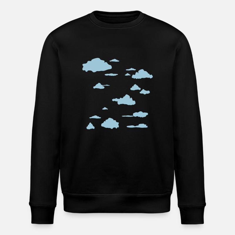 Wolken - Stanley/Stella Unisex Bio-Sweatshirt ROLLER - Schwarz