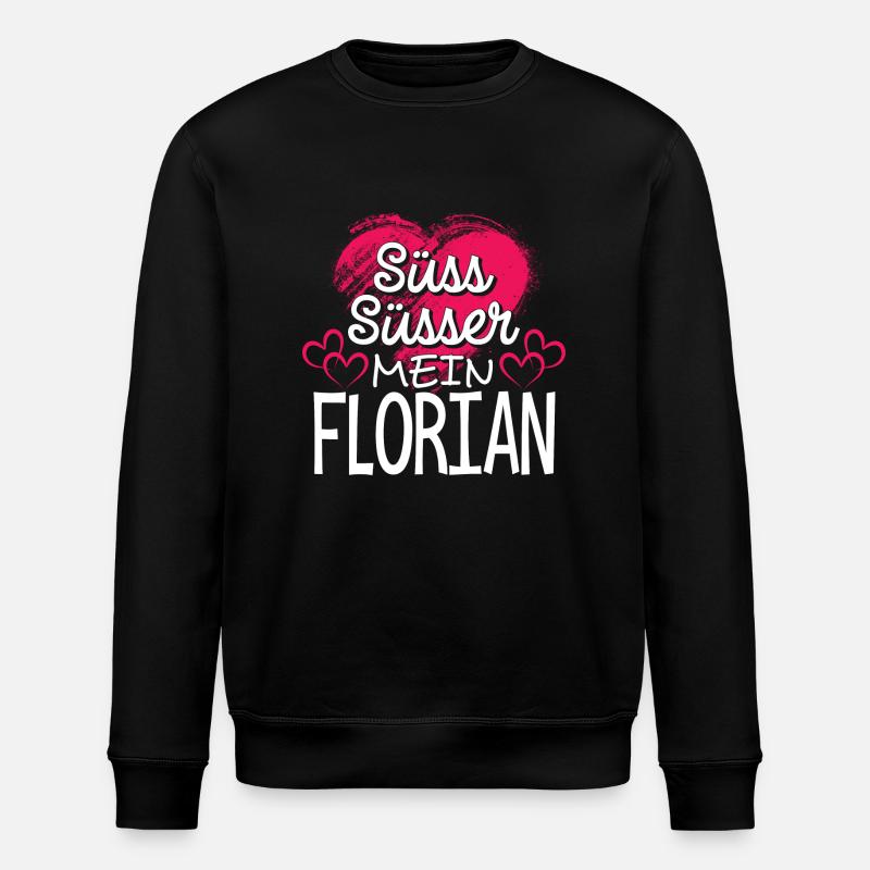 FLORIAN - süss - Stanley/Stella Unisex Bio-Sweatshirt ROLLER - Schwarz