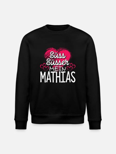 MATHIAS - süss - Stanley/Stella Unisex Bio-Sweatshirt ROLLER - Schwarz