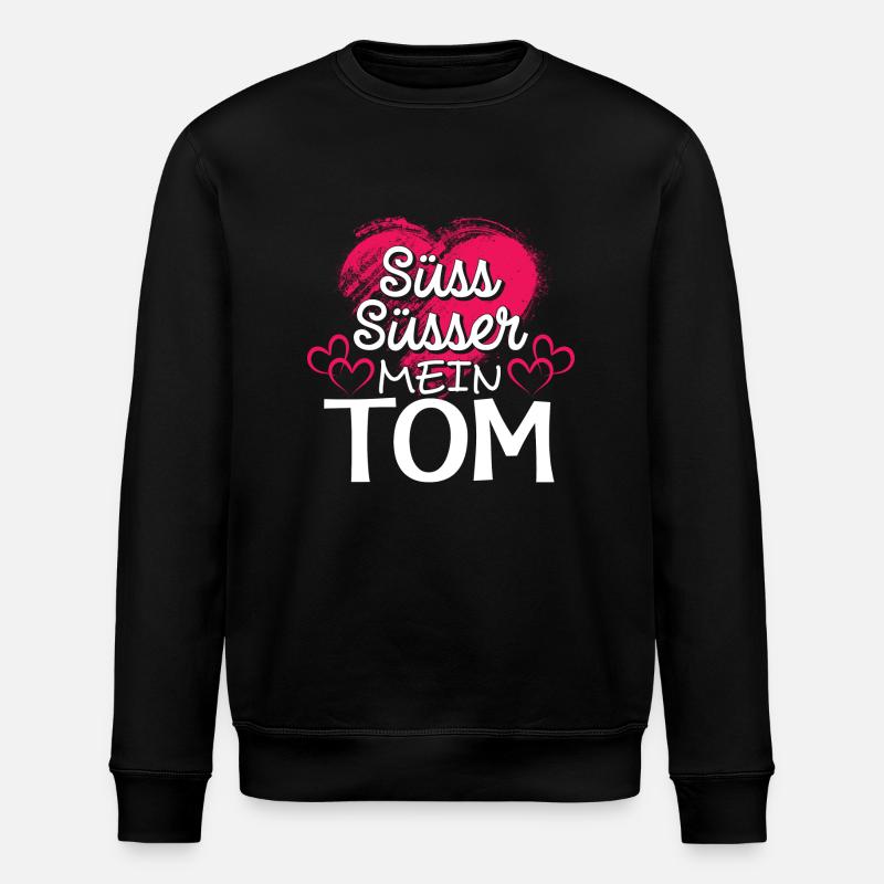 TOM - süss - Stanley/Stella Unisex Bio-Sweatshirt ROLLER - Schwarz