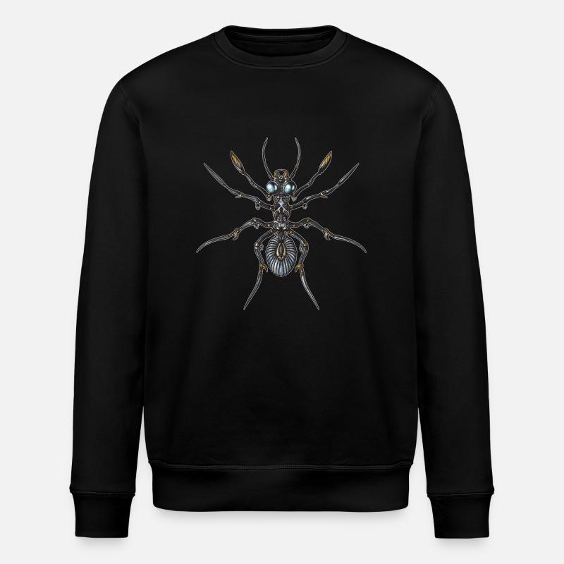 Robot-Ameise - Stanley/Stella Unisex Bio-Sweatshirt ROLLER - Schwarz
