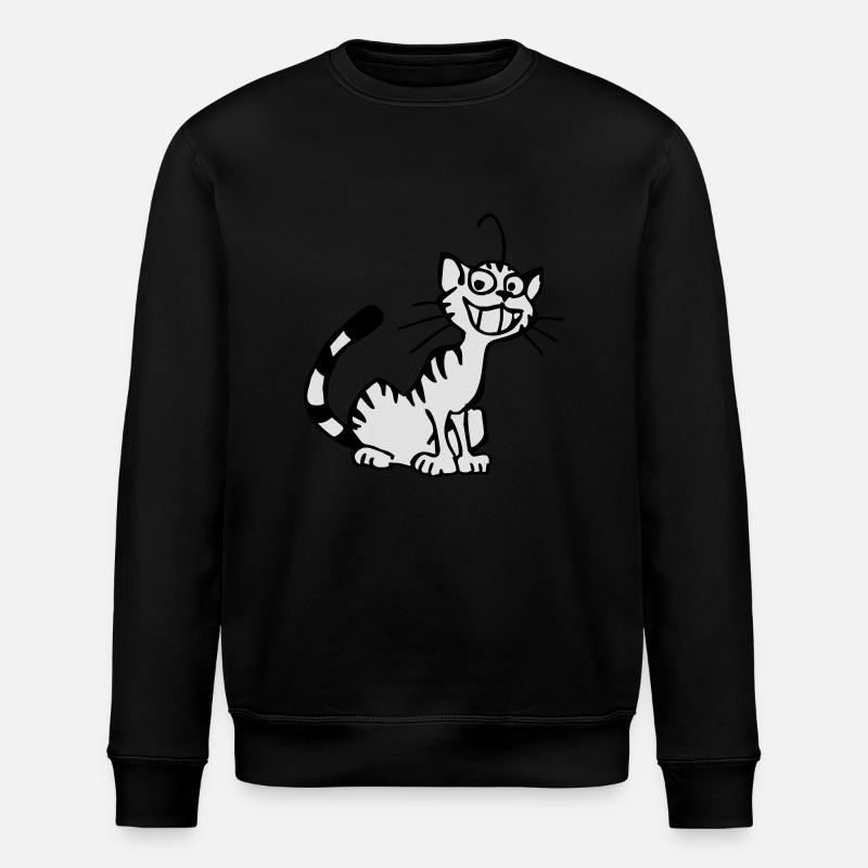 Cheshire Cat - Sweat bio ROLLER Stanley/Stella Unisexe - noir