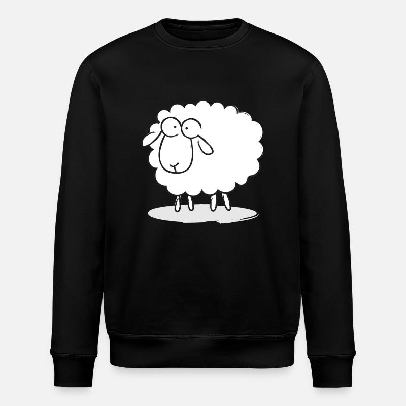 Schaf - Stanley/Stella Unisex Bio-Sweatshirt ROLLER - Schwarz