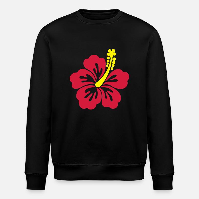 hibiscus tahiti - Stanley/Stella Unisex Bio-Sweatshirt ROLLER - Schwarz