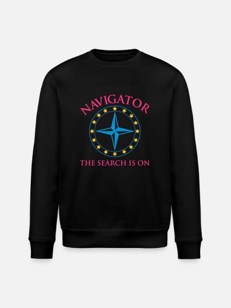 Navigator - Stanley/Stella ROLLER Unisex Organic Sweatshirt - black