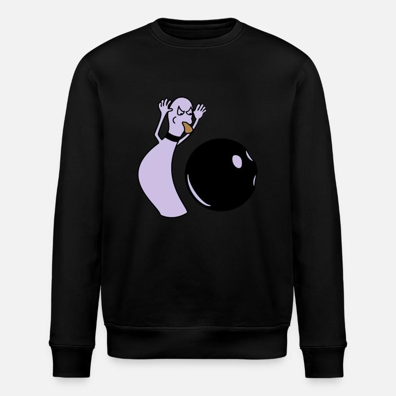 ällabätsch reloaded - Stanley/Stella ROLLER Unisex Organic Sweatshirt - black