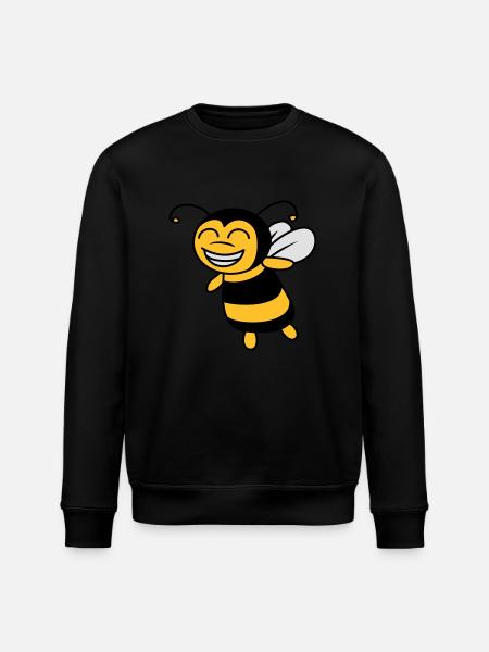 Cute little bee - Stanley/Stella ROLLER Unisex Organic Sweatshirt - black
