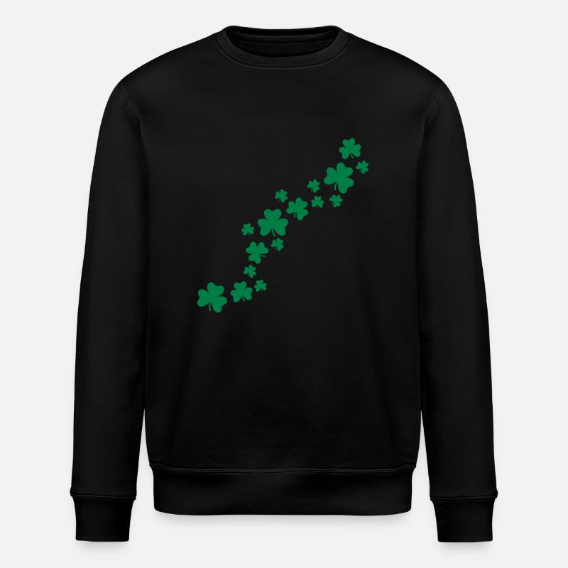 Shamrocks - Stanley/Stella ROLLER Unisex Organic Sweatshirt - black