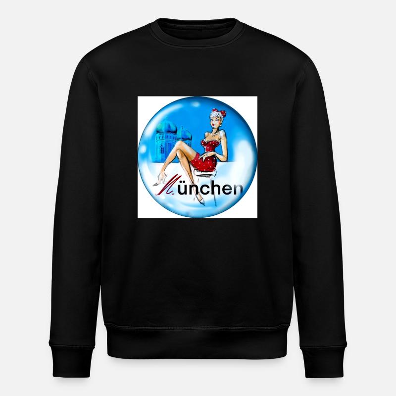 Marie-Theres von München - Stanley/Stella Unisex Bio-Sweatshirt ROLLER - Schwarz