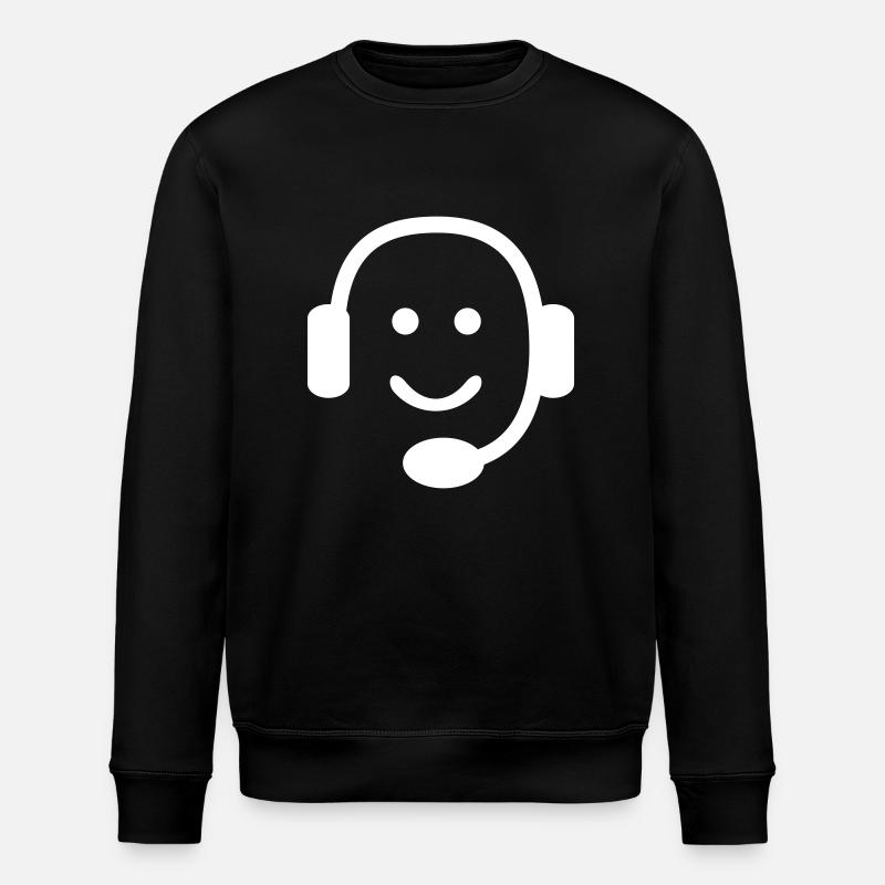 Casque - Sweat bio ROLLER Stanley/Stella Unisexe - noir