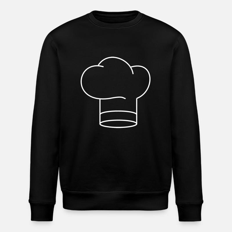 Kochmütze - Stanley/Stella Unisex Bio-Sweatshirt ROLLER - Schwarz
