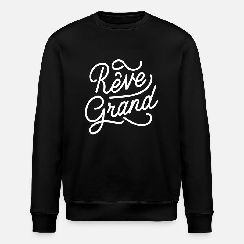 Rêve grand - Sweat bio ROLLER Stanley/Stella Unisexe - noir