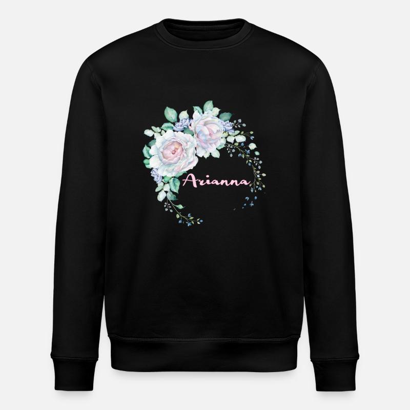 Für Arianna - Stanley/Stella Unisex Bio-Sweatshirt ROLLER - Schwarz