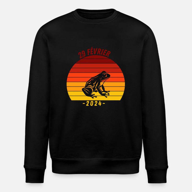 l'année bissextile 2024. - Sweat bio ROLLER Stanley/Stella Unisexe - noir
