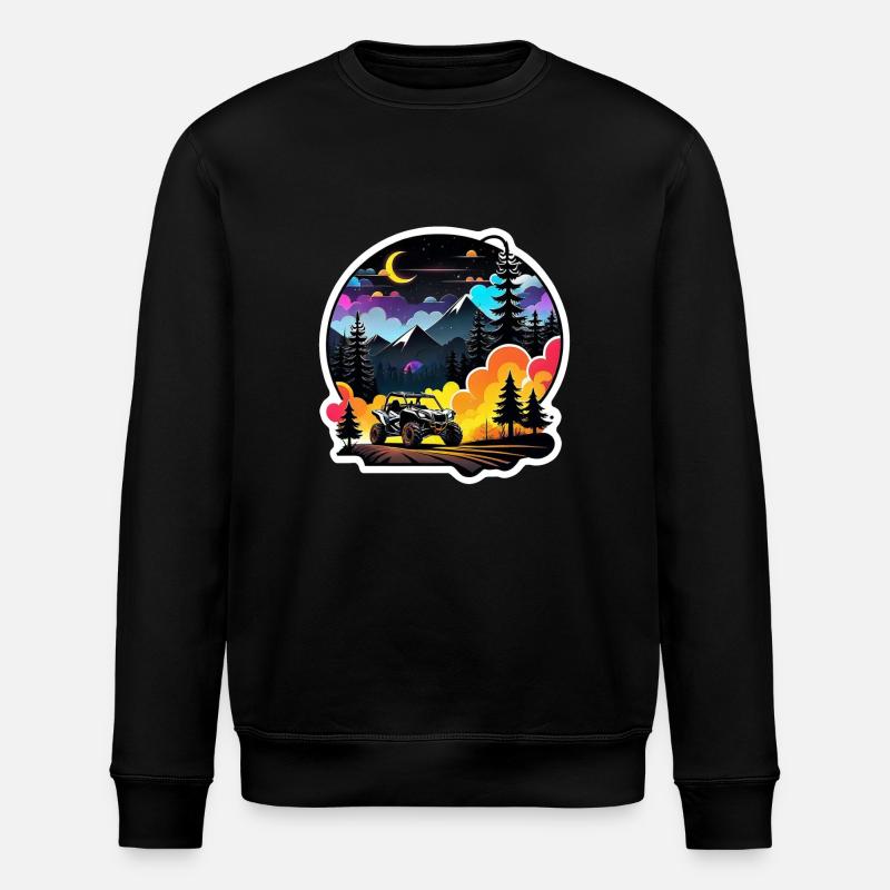 quad et tout terrain - Sweat bio ROLLER Stanley/Stella Unisexe - noir