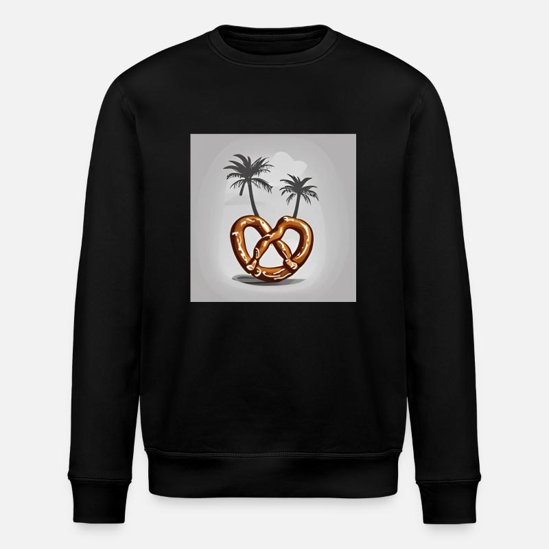 Brezel-Insel-Palme - Stanley/Stella Unisex Bio-Sweatshirt ROLLER - Schwarz