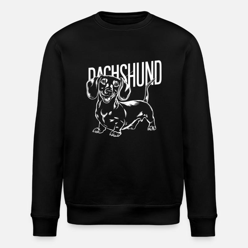 Teckel Teckel chien chien - Sweat bio ROLLER Stanley/Stella Unisexe - noir