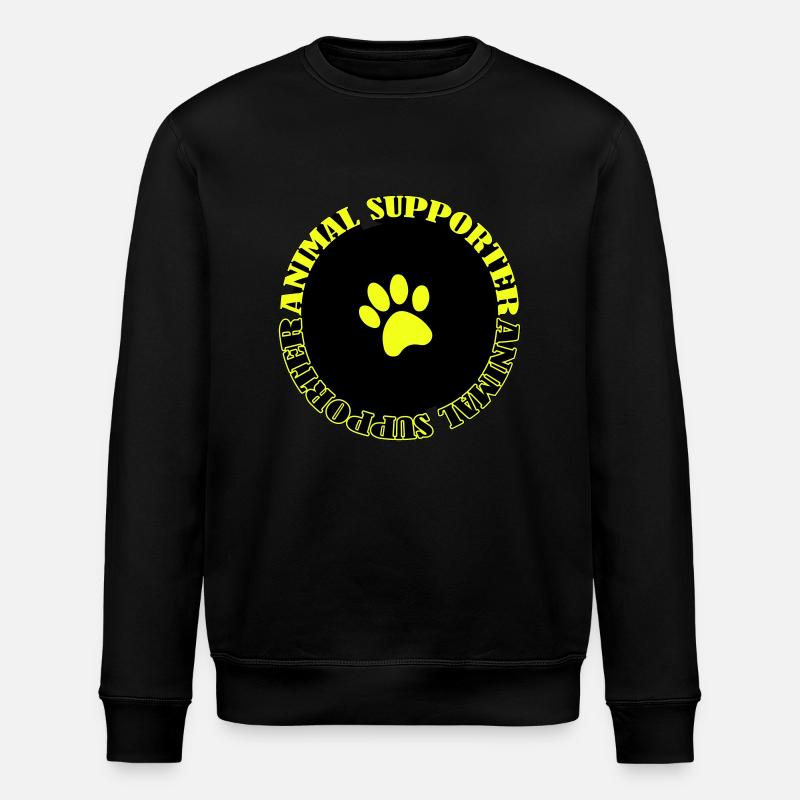 Défenseur des animaux - Sweat bio ROLLER Stanley/Stella Unisexe - noir