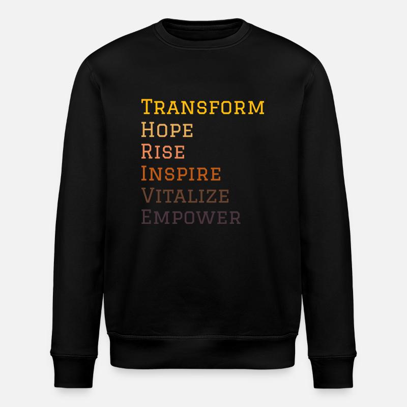 THRIVE - Stanley/Stella Unisex Bio-Sweatshirt ROLLER - Schwarz