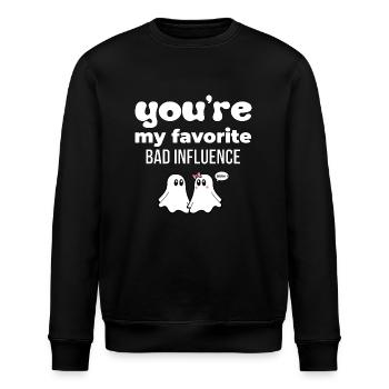 T-shirts avec des phrases amusantes - Fantasmitas - Sweat bio ROLLER Stanley/Stella Unisexe - noir - Devant - Nik (191cm)