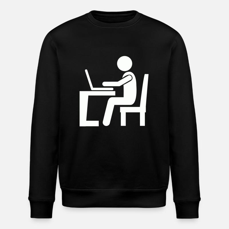 Bureau de travail - Sweat bio ROLLER Stanley/Stella Unisexe - noir