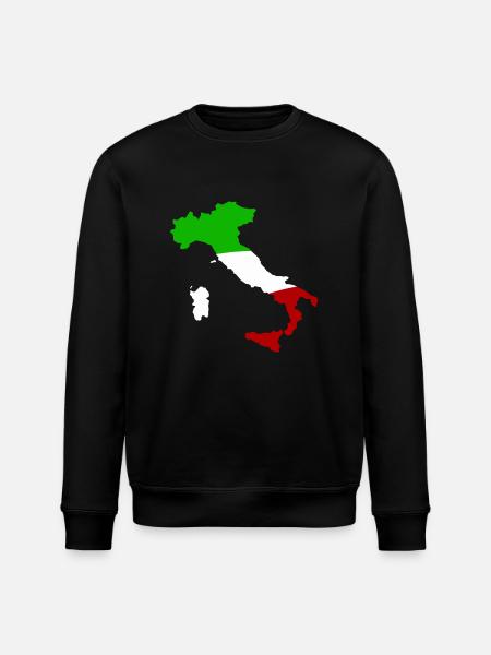Italy Country - Stanley/Stella ROLLER Unisex Organic Sweatshirt - black