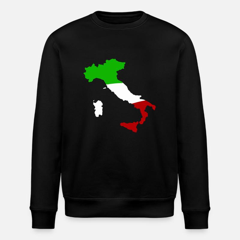 italien land - Stanley/Stella Unisex Bio-Sweatshirt ROLLER - Schwarz