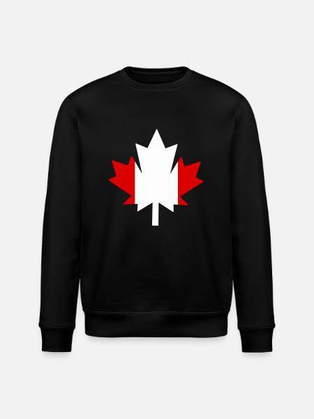 Canada Canada Maple Leaf - Stanley/Stella ROLLER Unisex Organic Sweatshirt - black