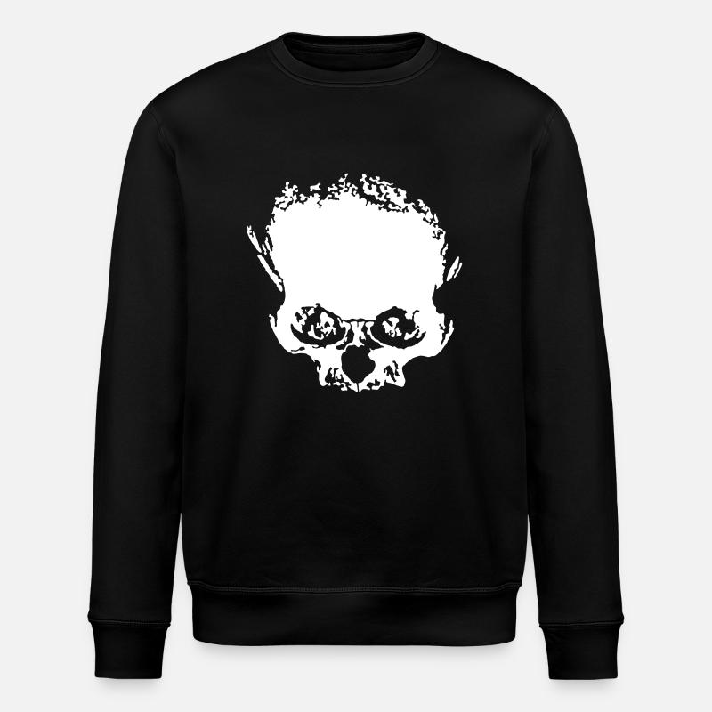 Totenkopf - Stanley/Stella Unisex Bio-Sweatshirt ROLLER - Schwarz