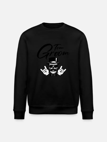 Bräutigam Team Groom - Stanley/Stella ROLLER Unisex Organic Sweatshirt - black