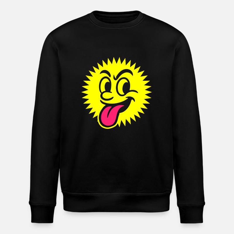 Visage du soleil Coquin - Sweat bio ROLLER Stanley/Stella Unisexe - noir