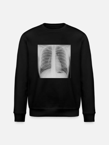 Lunge - Nichtraucher - Stanley/Stella Unisex Bio-Sweatshirt ROLLER - Schwarz