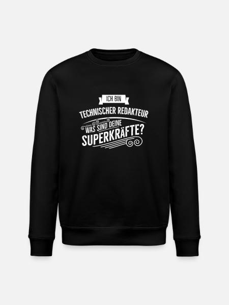 Technischer Redakteur - Stanley/Stella Unisex Bio-Sweatshirt ROLLER - Schwarz